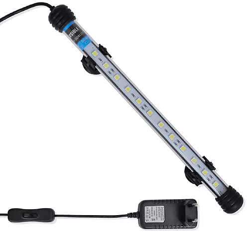 vidaXL Lampe LED aquarium Blanc