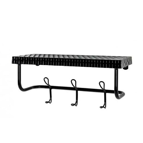 Pegane garde-robe murale - Noir