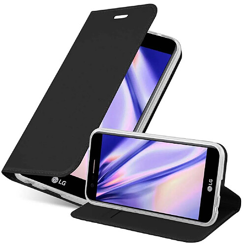 Cadorabo Étui LG K10 2017 - Noir