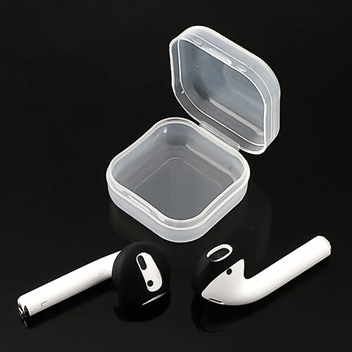 Wewoo Étui silicone pour Apple AirPods - Noir