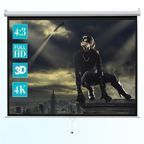 Ivolum écran manuel 200 x 200 cm