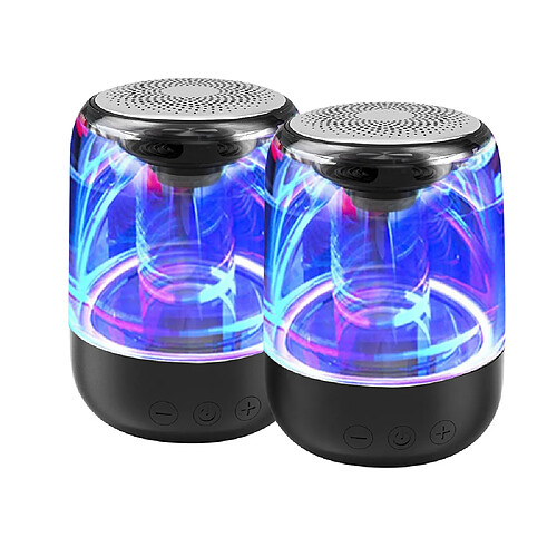 We Pack 2 enceintes Bluetooth - Noir