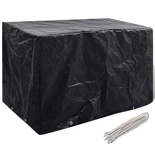 VidaXL Housse de mobilier de jardin - Noir