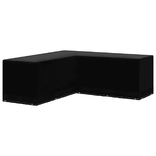 VidaXL Housse de mobilier de jardin - Noir