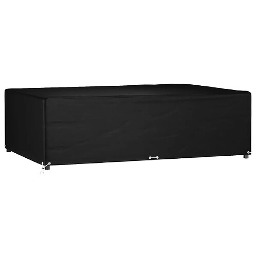 Housse de salon de jardin VIDAXL - Noir - 227x152x65 cm