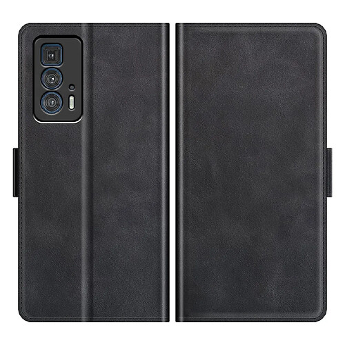 Motorola Edge 20 Pro - Étui PU Noir