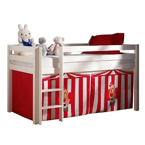 Vipack Rideau de lit bébé cirque - Rouge