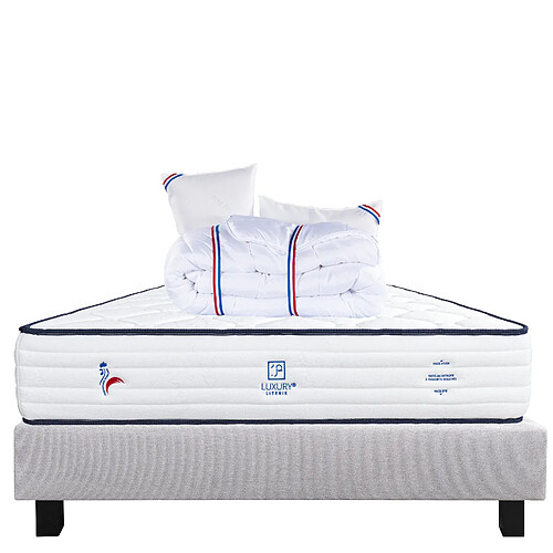 LUXURY LITERIE Patriote Ensemble matelas 160x200 cm