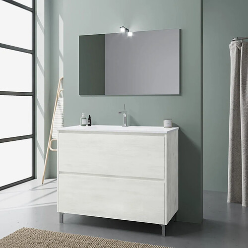 Kiamami valentina meuble salle de bains - Blanc