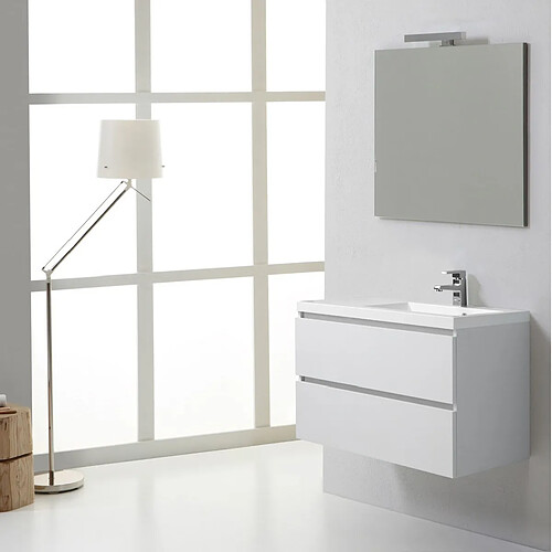 Kiamami valentina meuble salle de bains Manhattan - Blanc
