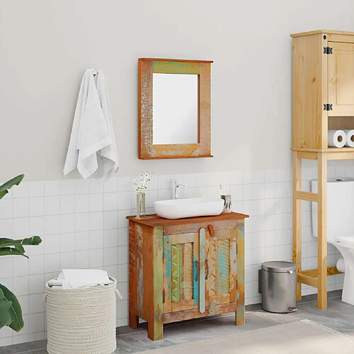 vidaXL Ensemble Bois Massif