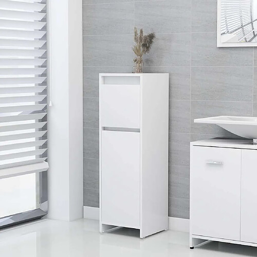 vidaXL Armoire Blanc