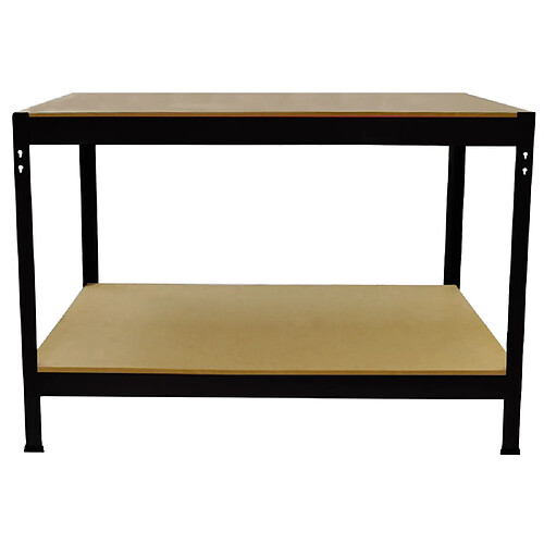 Monstershop Etabli Q-Rax - Noir - 100 cm