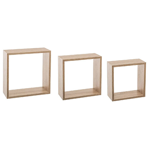 Five Simply Smart Lot de 3 Etagères Fixy Cub - Bois