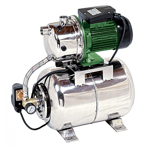 Pompe surpresseur 24l avec jet101 970w inox - PRSI24JET101I - RIBILAND