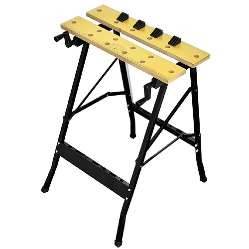 vidaXL Établi pliant bois MDF