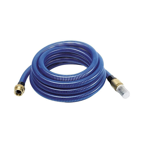 Ribiland Kit d'aspiration avec raccord en laiton - 7 m - 30 mm