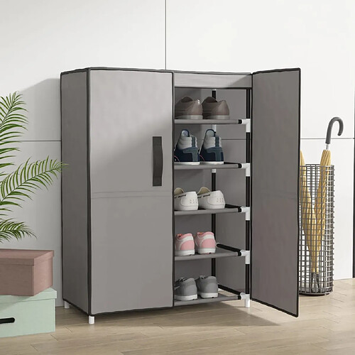 vidaXL Armoire Gris