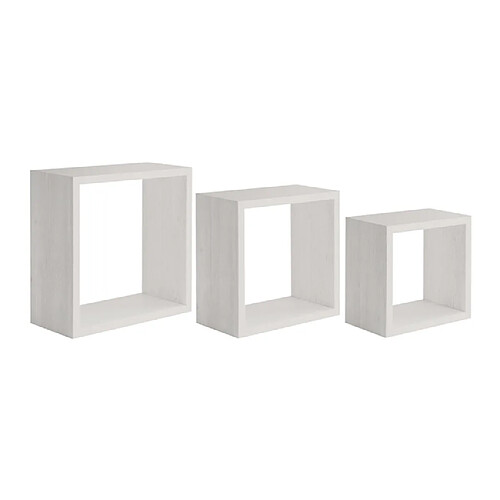 Sanitec AHD Amazing Lot de 3 Étagères Cubes