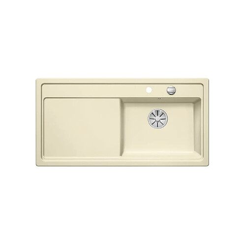 Evier à encastrer 100cm silgranit jasmin - 524171 - Zenar Xl 6 S - BLANCO