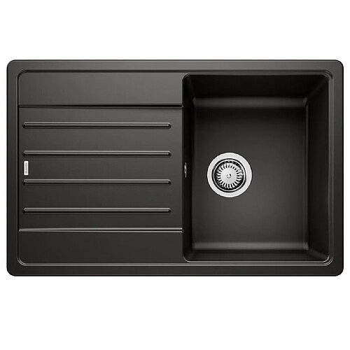 Evier à encastrer 78cm silgranit noir - 526083 - Legra 45 S - BLANCO