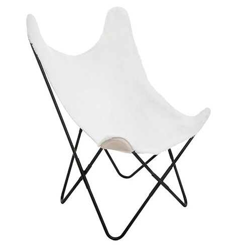 Atmosphera Fauteuil papillon - Blanc
