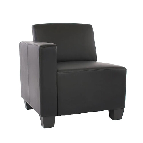 Mendler Fauteuil Lyon - Noir