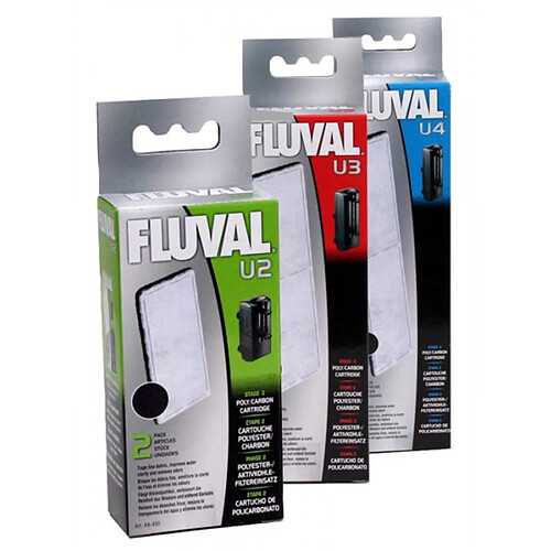 Fluval Cartouche filtrante poly/carbone U2 pour filtre A470 - 2 pièces