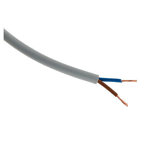 Zenitech câble H05VV-F 2x1,5mm² - 5 m