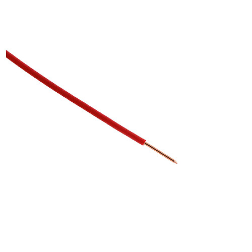 Zenitech câble H07V-U rigide 2,5 mm² - 25 m rouge