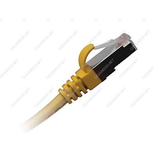 Gigamedia Cordon RJ45 Cat6 SFTP - 2 m Jaune