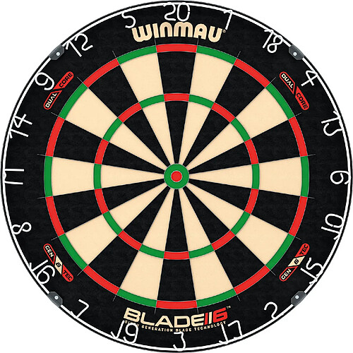 Winmau Cible de fléchettes Blade 6 Dual Core