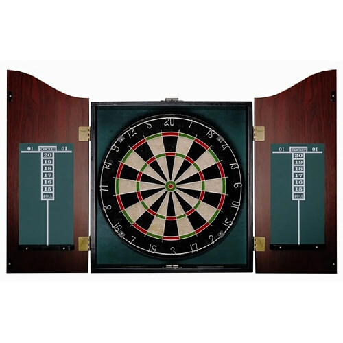 Devessport Cible traditionnelle de fléchettes - Boîte bois