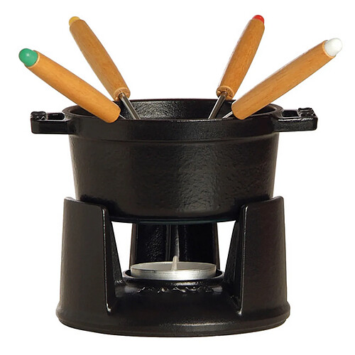 Staub Mini fondue à chocolat - Noir mat
