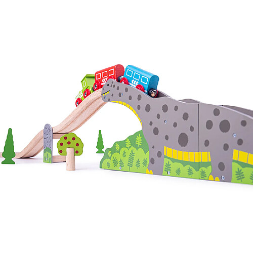 Bigjigs rail Pont dinosaures Bronto Riser