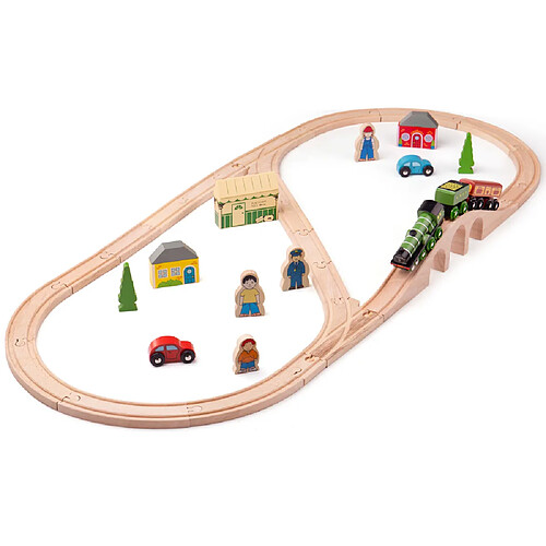 Bigjigs rail Coffret train bois Flying Scotsman