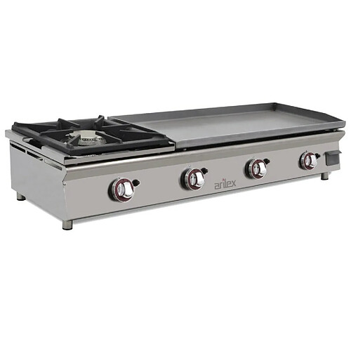 Arilex Plancha Gaz Acier Rectifié