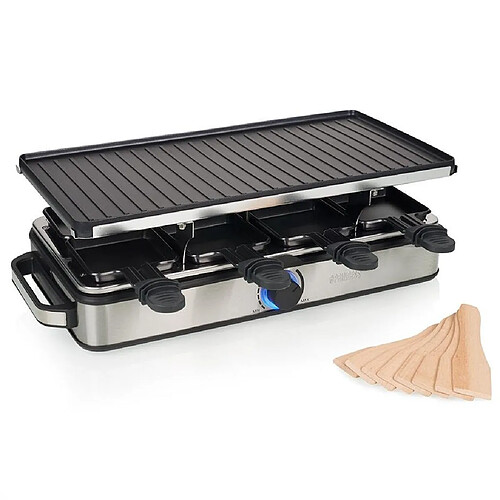 Princess Raclette 162645 Grill Deluxe - Noir/Argenté