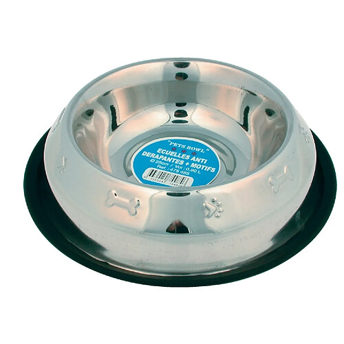 Zolux Gamelle antidérapante en inox - 10 cm