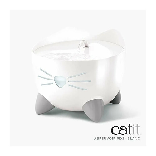 Cat-it Catit Fontaine à eau 2,5 L - Blanc