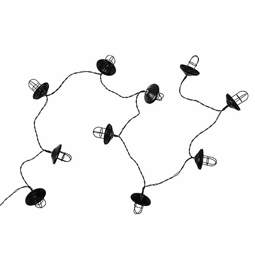 Paris Prix Guirlande Lanterne LED Noir