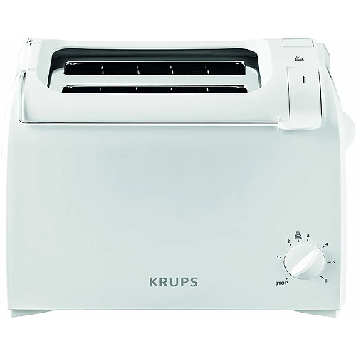Krups grille-pain 2 fentes - Blanc