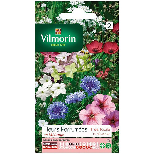 VILMORIN Sachet Graines Fleurs Parfumées Mélange