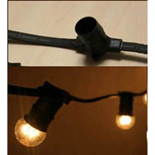 Festilight Guirlande LED 15m - 40 douilles B22