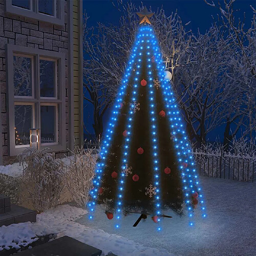 VidaXL Guirlande 300 LED Bleu 300 cm