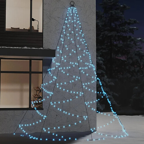 vidaXL Arbre Mural 720 LED Blanc