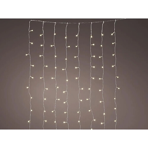 JARDIéco Jardideco Guirlande Parasol LED Blanc