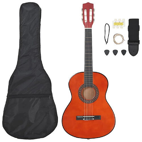 vidaXL Ensemble guitare débutant 3/4