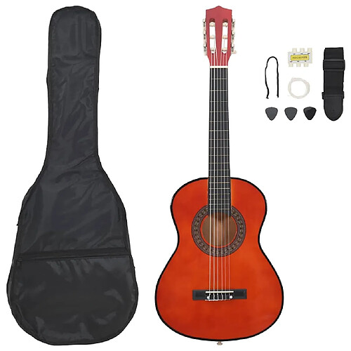 vidaXL Guitare Classique 8 pcs 1/2