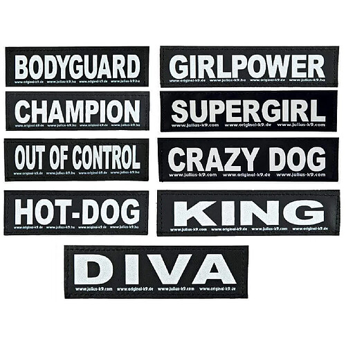 Bobby Julius-K9 Stickers Velcros - L